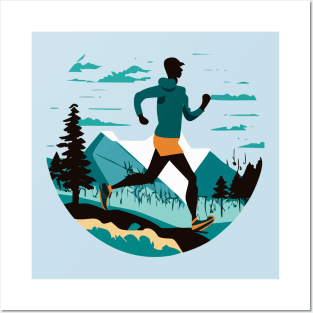 trail running Posters and Art